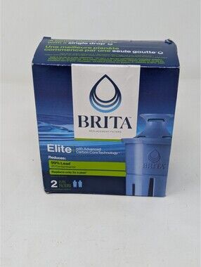 Brita Elite Replacement Filters for Brita Pitchers and Dispensers 2-Pack